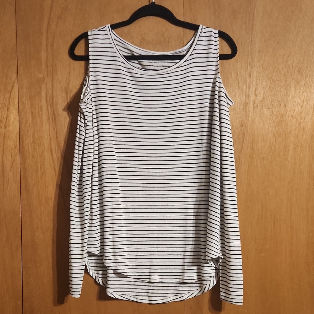 Striped Long Sleeve Women's Top